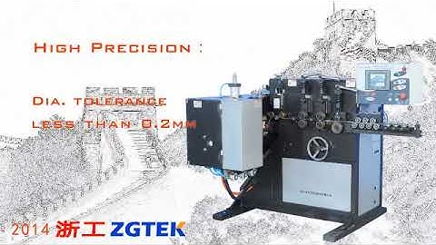 Full automatic ring making and welding integrated machine ZGTEK