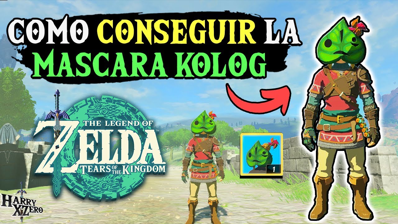 Como conseguir la MASCARA KOLOG en ZELDA TEARS OF THE KINGDOM YouTube