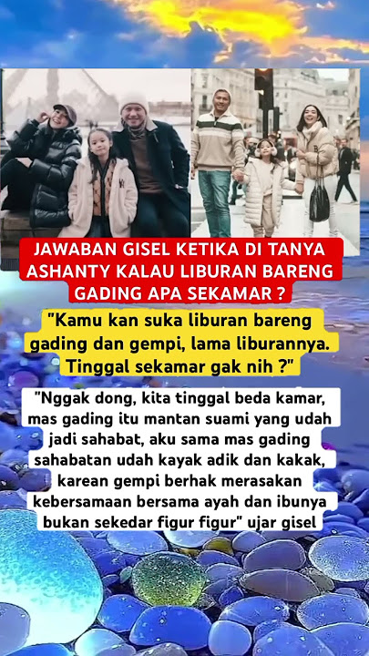 jawaban Gisel ditanya sekamar dengan gading #beritaterkini #selebritis #artis