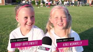 Abby and Kaki - Steel Soccer Texas Campers