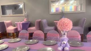 BABY SHOWER PINK AND LAVENDER