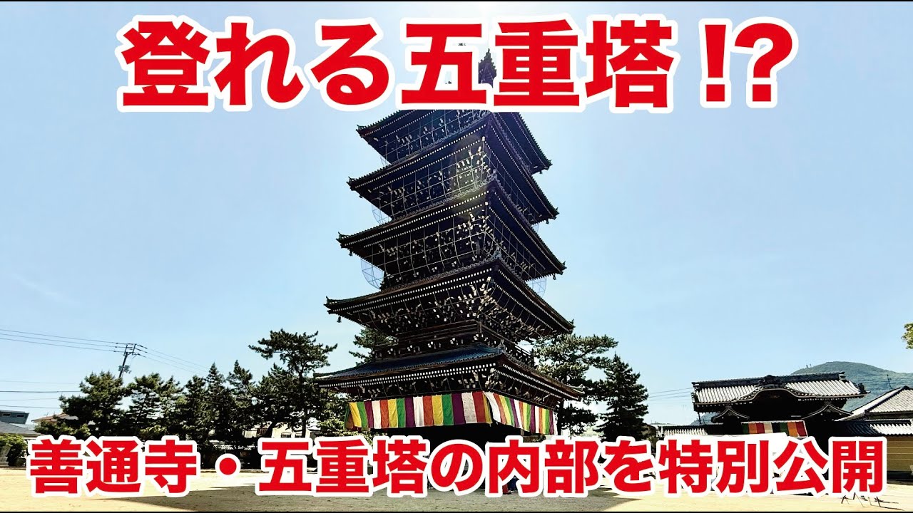 香川県 善通寺の五重塔に登れる！？ゴールデンウィーク限定の貴重体験
