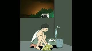 story wa animasi mencuci pakaian | ceramah KH Zaenudin