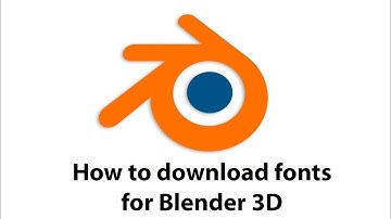 How to Download Fonts on mac for Blender 3D 2018