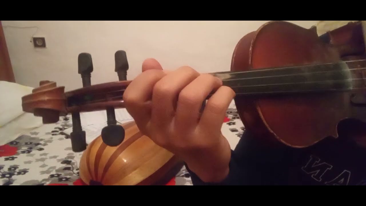 تعليم اغنية أكذب عليك على الكمان (1)