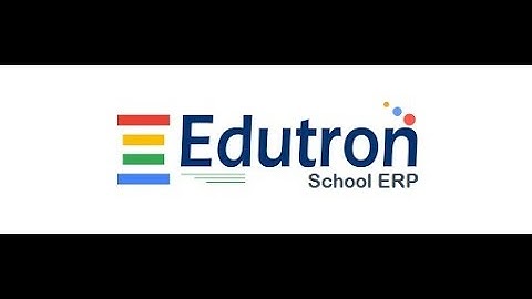 Edutron School ERP Promo Video