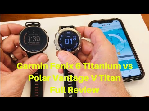 Garmin Fenix 6 Titanium/Pro vs Polar Vantage V Titan Comp - CrossFit/HIIT Training FitGearHunter.com