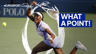 Amazing Rally Between Venus Williams And Justine Henin At The 2007 Us Open Semi-Final Eurosport
