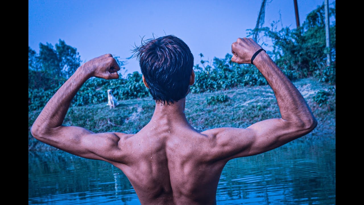 Azhar Shaikh | 1 Year Natural Body Transformation (17-18) | Skinny to ...