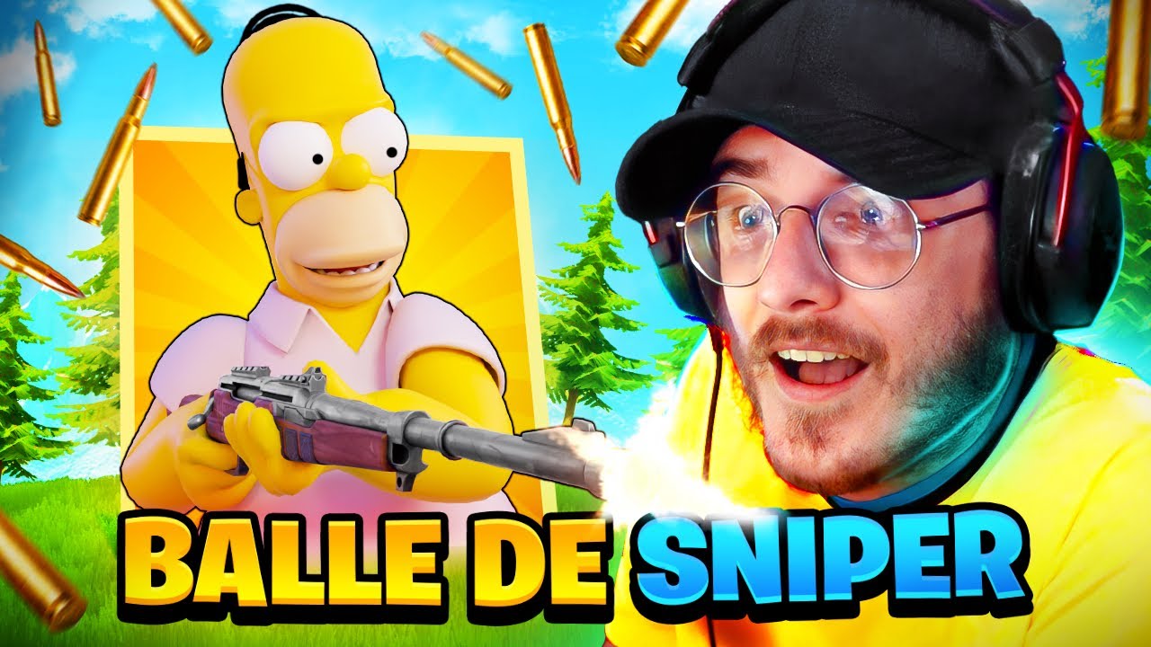 FAIRE TOP 1 avec la CARABINE sur FORTNITE ( Saison Simpson )