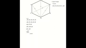 How to prove vector (AB + AC + AD  + EA + FA = 4AB)