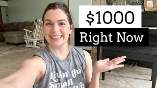 GET $1000 IN 1 MONTH OR LESS!! WAYS TO FIND EXTRA MONEY IN YOUR BUDGET | THE SIMPLIFIED SAVER