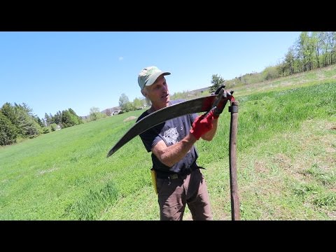 How To Use A Scythe - Abundant Permaculture