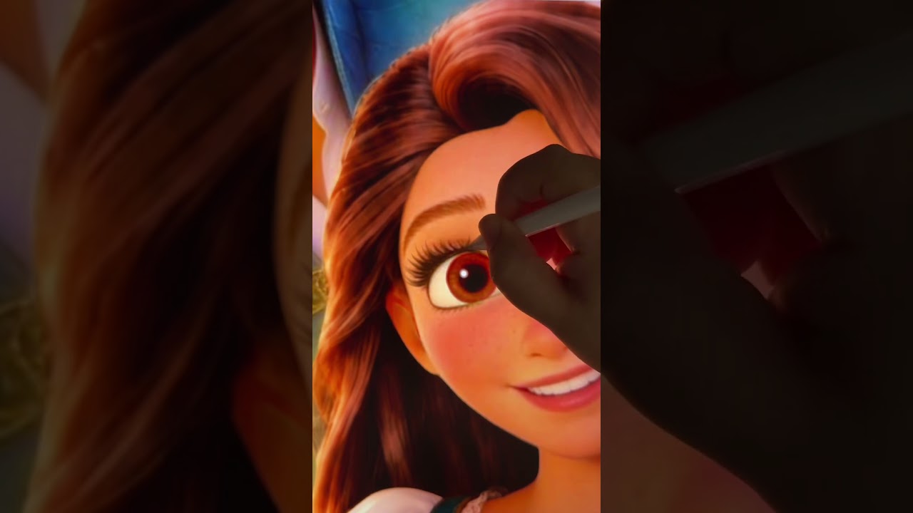 Rapunzel art transformation