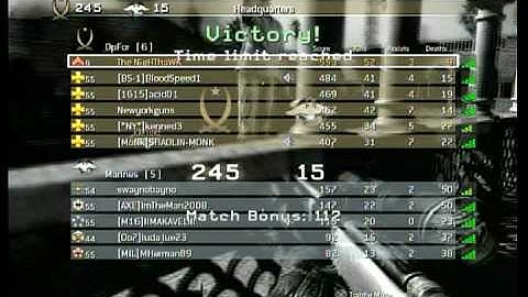 The_NigHThaWK : "52 kills & 9 deaths" - [ Decent Score - Want the Video? ] : : PS3 - COD4