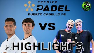 LIBAAK & AUGSBURGER VS ALONSO & ARROYO - R32 Premier Padel PUERTO CABELLO P2 - HIGHLIGHTS