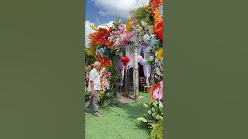 Chiếc cổng rồng phụng 7 đến 8 triệu/ #congcuoimientay #congcuoirongphung #congcuoiladua #tamvo