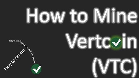 How to mine Vertcoin (VTC) -- After ETH Crypto Mining