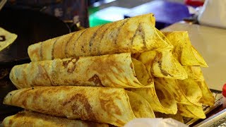 Thai Street Food & Orchids at a Fair in Thailand. Street Food Tour at a Thai Market in Thailand