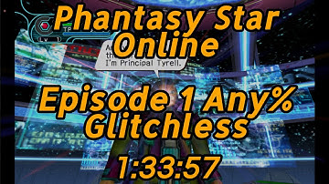 Phantasy Star Online Speedrun - Ep.1 Glitchless Any% - 1:33:57