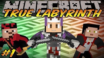 Randomly generated dungeons! | Minecraft TRUE LABYRINTH Map Part 1