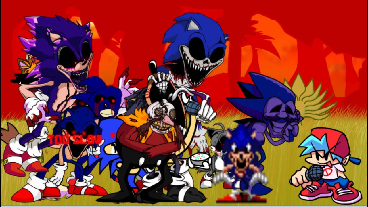 Sonic.eyx fnf concept by JaedenAnimNG on Newgrounds