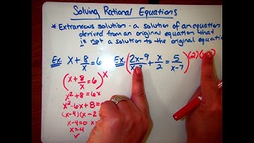 5.5 Solving Rational Expressions