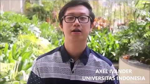 MantaWatch Internship Program 2017 - Axel Ivander - Universitas Indonesia