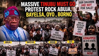 Details Protesters ShutDown Abuja, Oyo, Borno, Bayelsa Over Kidnapped School Kids  News