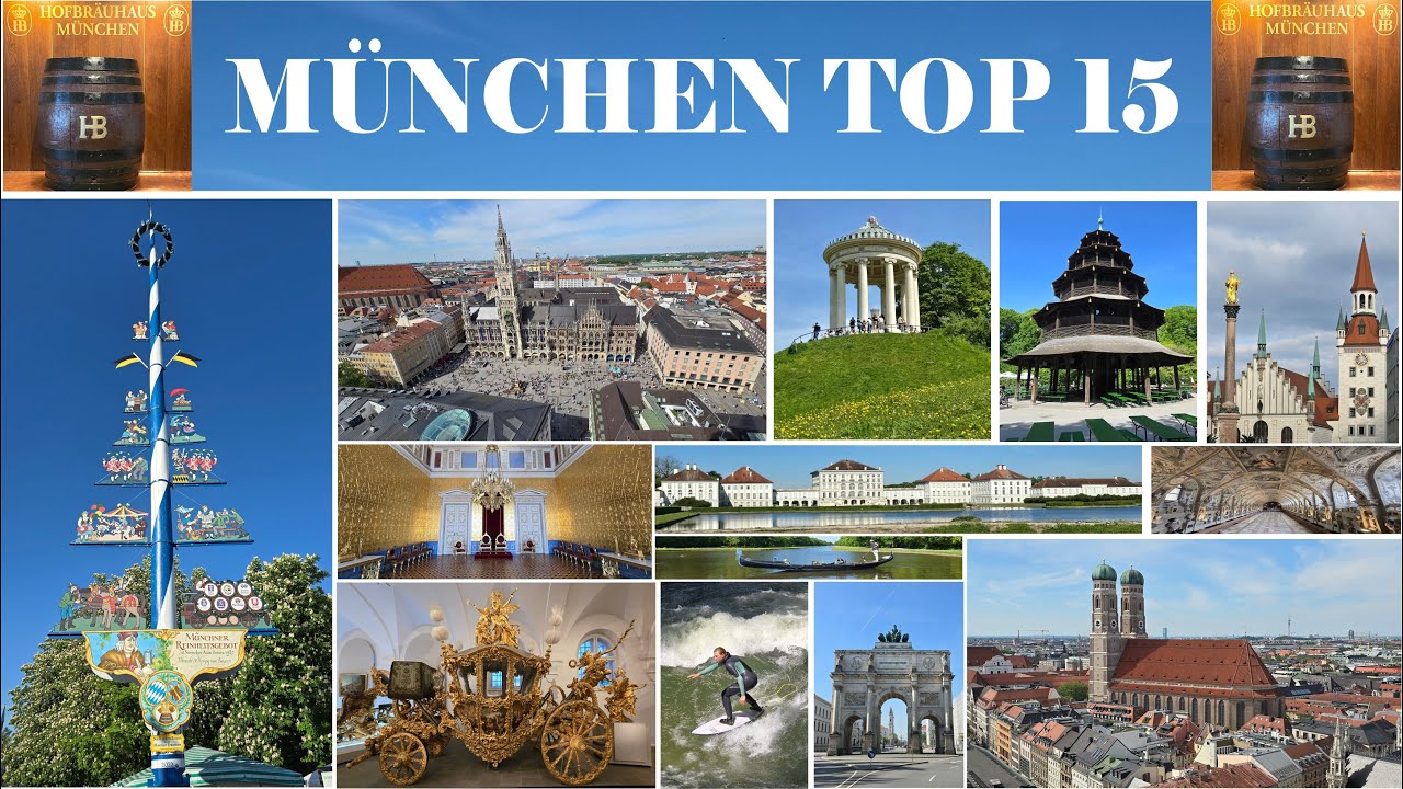 München TOP 15 Sehenswürdigkeiten - München Highlights - Things to See in Munich - Travel Guide