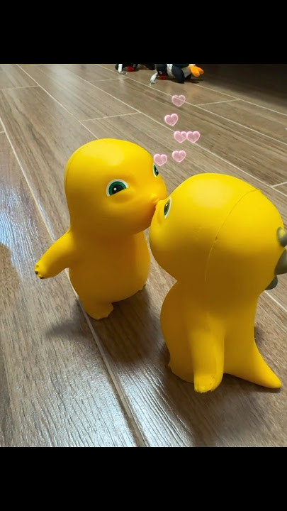 They’re in love behind our backs.#nailong #cute #toy #cartoon #funny #new #gift