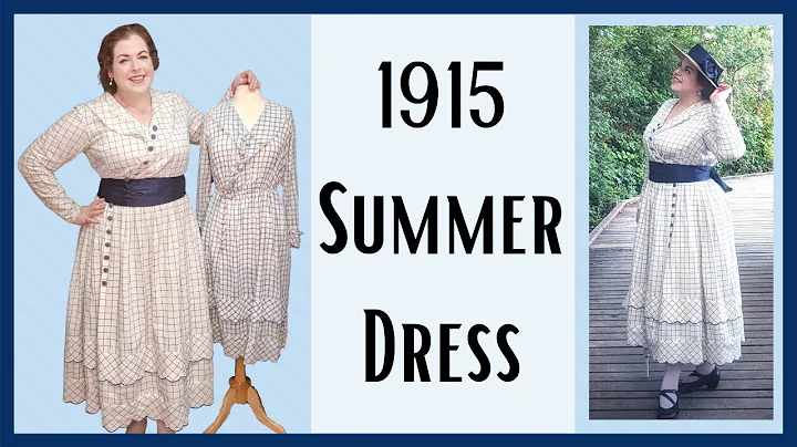 I Made a Copy of an Antique Summer Dress from 1915...