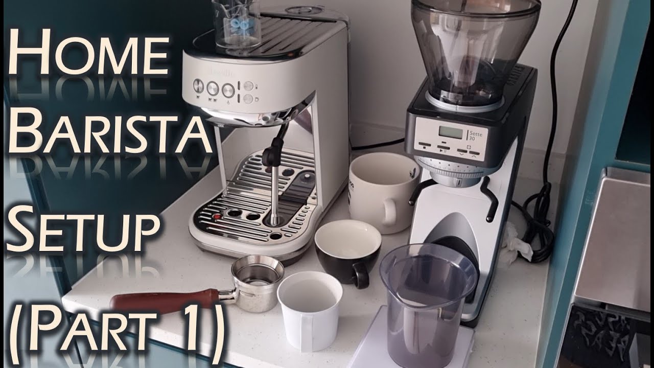 Home Setup for Coffee and Latte Art Station (Part 1/2) || Breville/Sage Bambino Plus