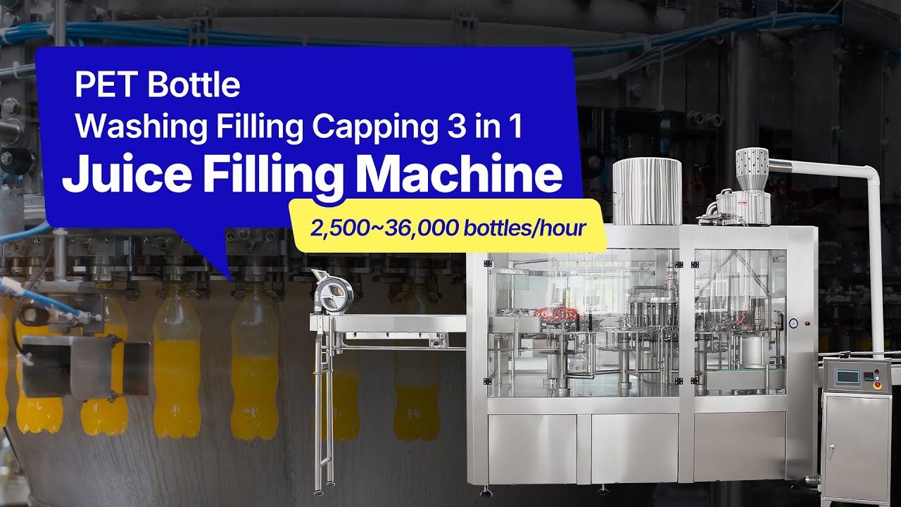 Juice Filling Machine | Automatic Washing Filling Capping | PET Bottle Filling  | NAVAN