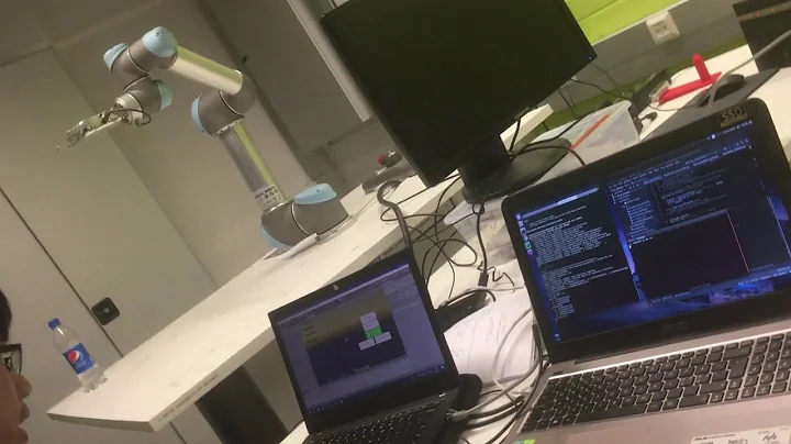 Human Robot Interaction Using Augmented Reality (Hololens) on UR5