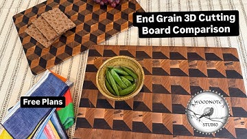 3D End Grain Cutting Boards - Rhombus vs Long Board Style Showdown!