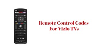 Universal Remote Codes For Vizio TV | Remote Control Codes for Vizio TVs