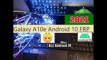 BOOM!!! 2021 Samsung Galaxy A10e Android 10 FRP Unlock/Google Account Bypass - APP NOT INSTALL FIXED
