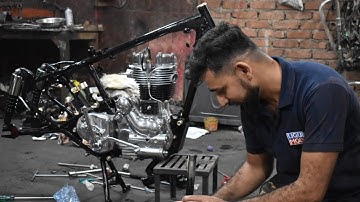 bullet restoration part-3 | chandigarh bullet | ncr mororcycles |