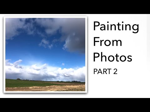 How To Paint Landscapes From Photos PART 2 | FULL PROCESS With Commentary