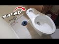 How To Install A New Toilet Yourself! DIY Before &amp; After  | No More LEAKS!