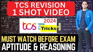 🔥TCS Complete Revision in Single Video | Must watch Before Exam 🔥