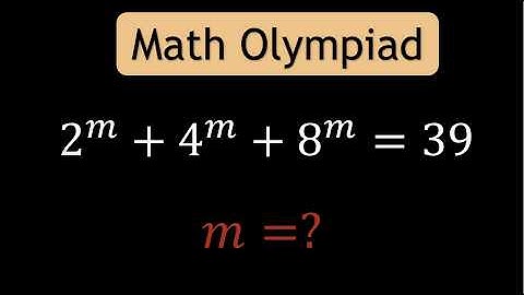 Nice Algebra Math Olympiad Question | Exponential Algebra question