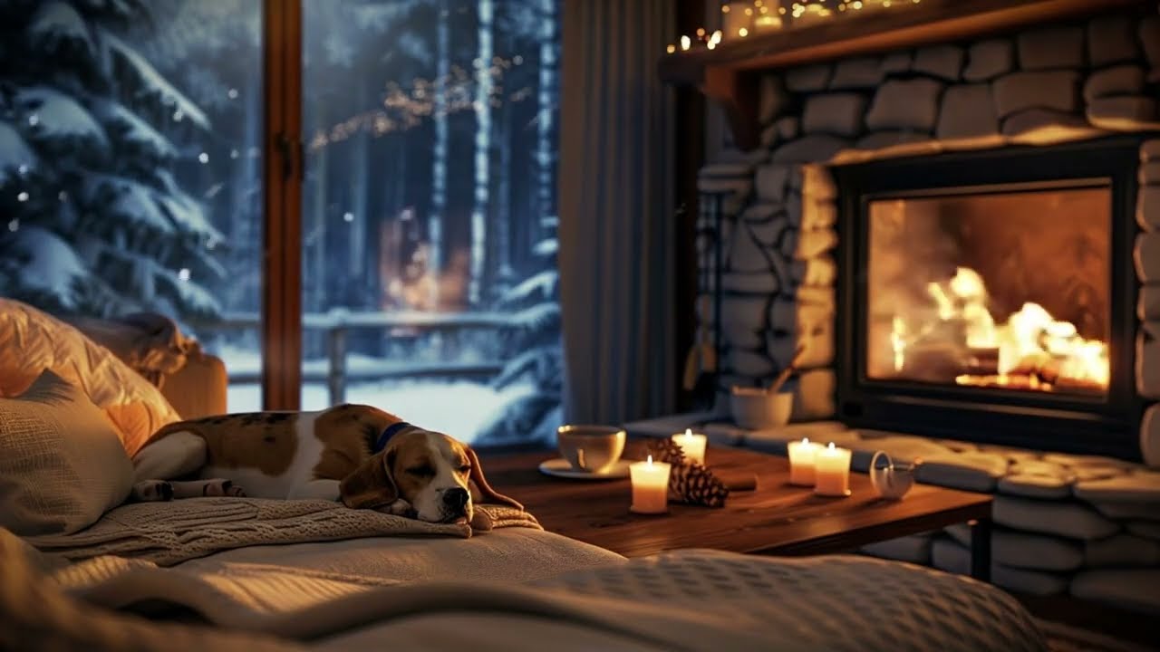 Peaceful Winter Nights🎷C o z y Winter Soft Jazz for Sleeping, Reading, and Peace