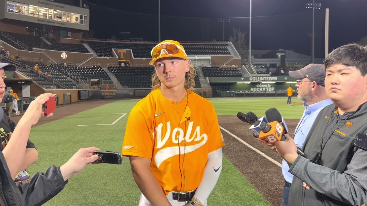 Jordan Beck talks No. 1 Vols' wild win over No. 24 Bama