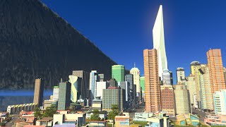 Huge Tsunami Destruction 243 | Cities Skylines Tsunami #243