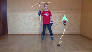 Развивающие упражнения и тренировки по хоккею для детей. Hockey training for children #1