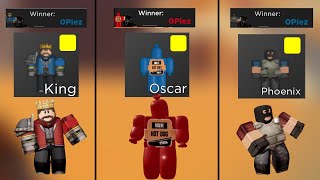 winning with EVERY promo skin... (Roblox Arsenal)