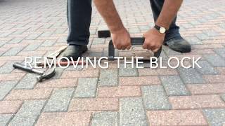 REMOVING BLOCK PAVING