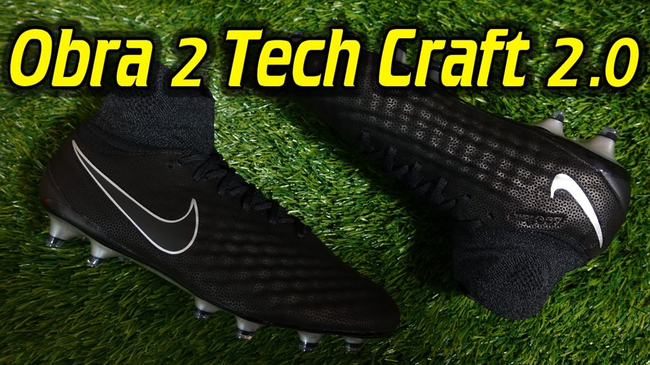 Tech Craft 2.0 Nike Magista Obra 2 (Black/Metallic - Review + Feet - YouTube